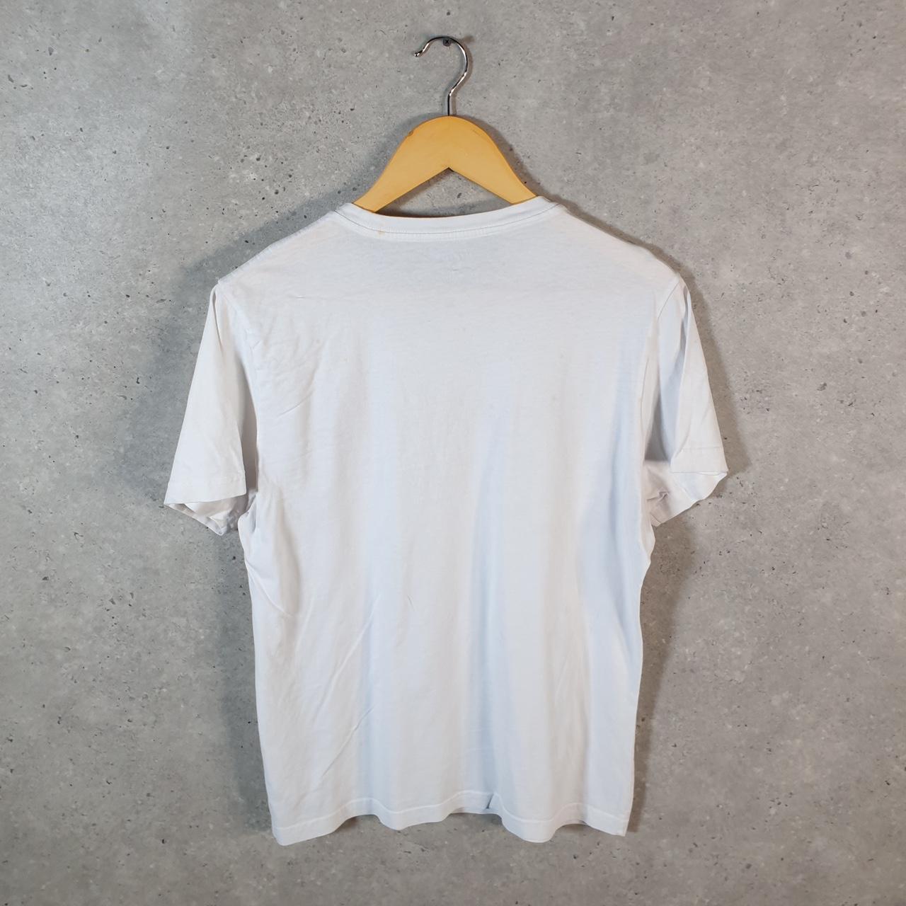 Vintage Hurley California T Shirt Men’s White Medium Casual Sports Logo Athletic