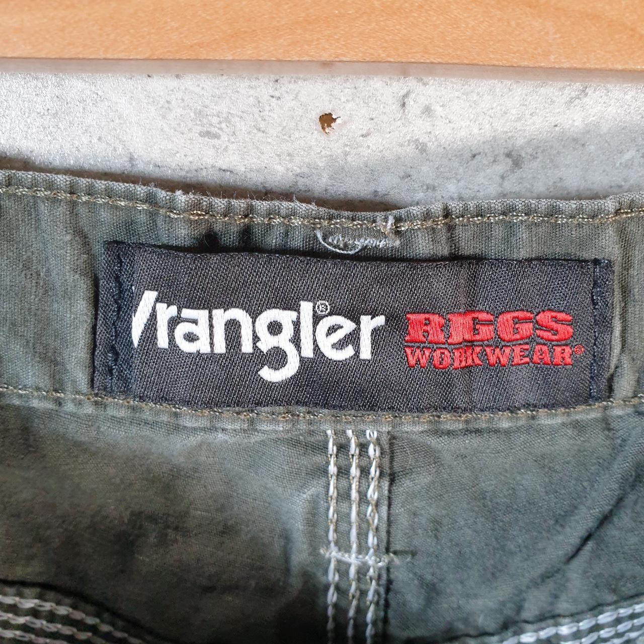 Vintage Wrangler Shorts Jorts Cargo Men’s W38 Relaxed Khaki Green Baggy Cotton