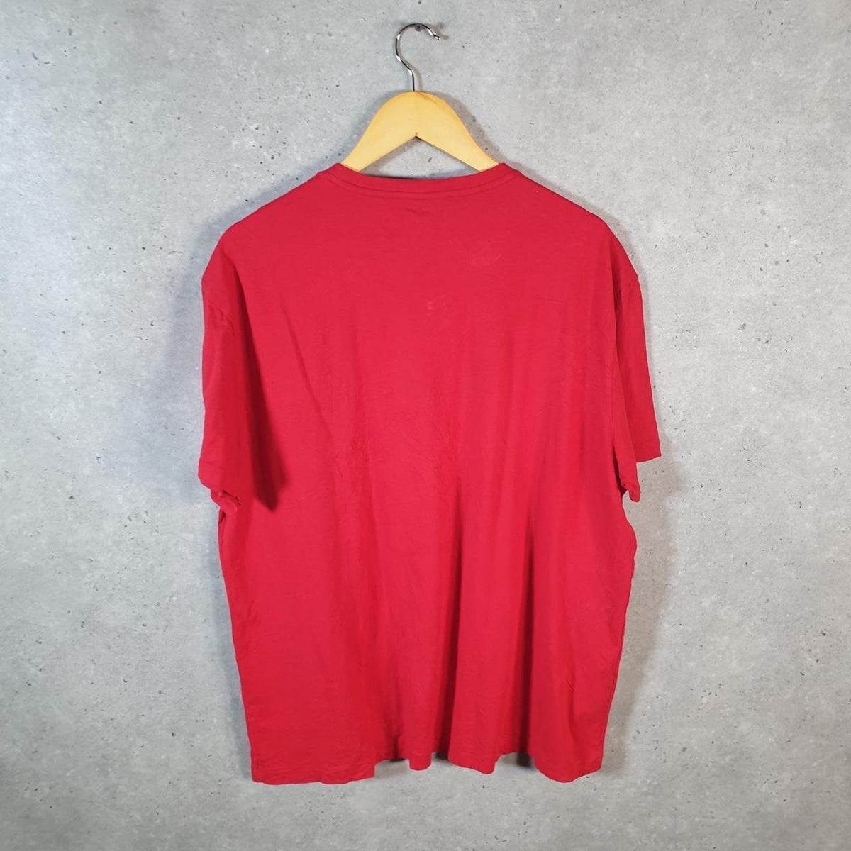 Vintage Ralph Lauren Polo T Shirt Men’s Large Red Embroidered Pony Classic Fit C9035