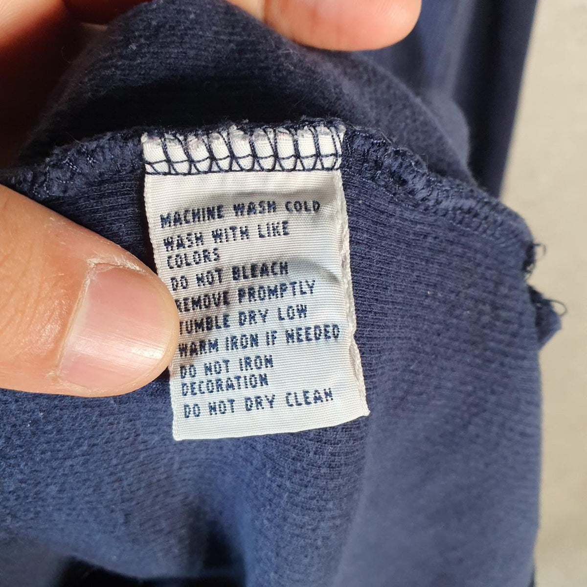 Vintage Ralph Lauren Polo 1/4 Zip Sweatshirt Men’s Large Navy Blue Pullover Pony C8828