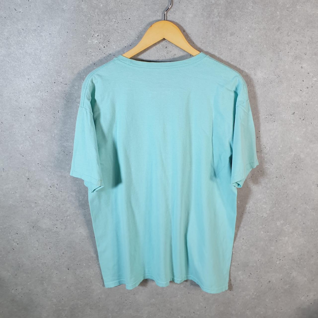 Vintage Hurley Graphic T Shirt Men’s Large Blue Casual Sports Logo Athletic