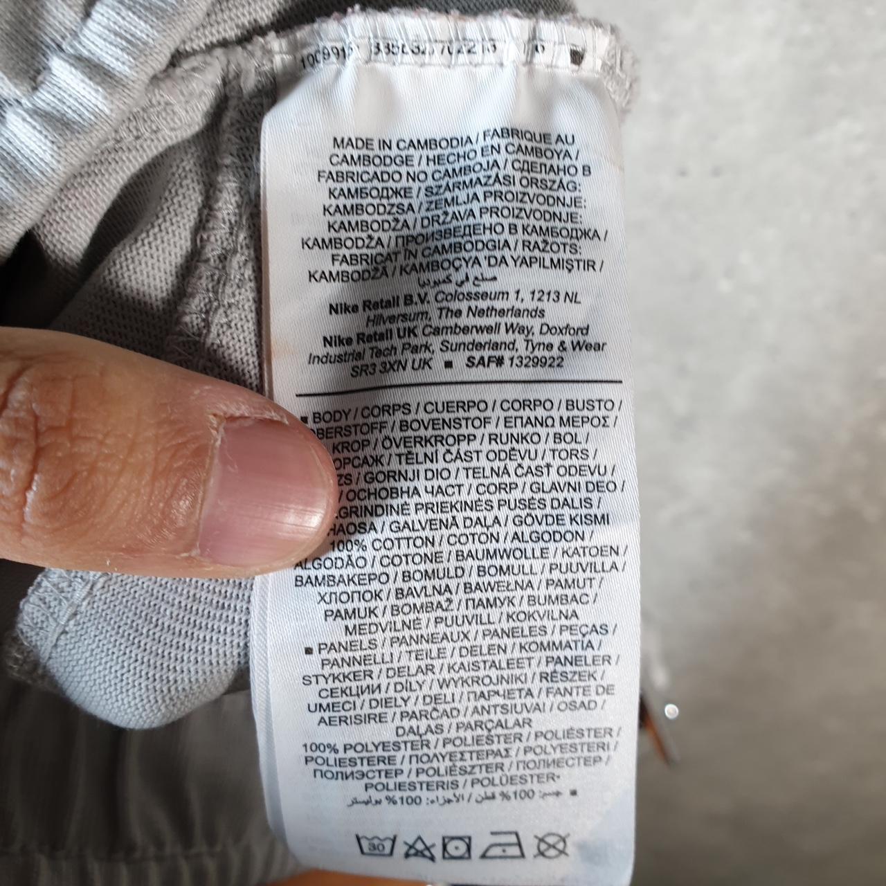 Vintage Nike Club Sweatpant Joggers Mens Large Grey Swoosh Sports Tracksuit Big Fish Vintage