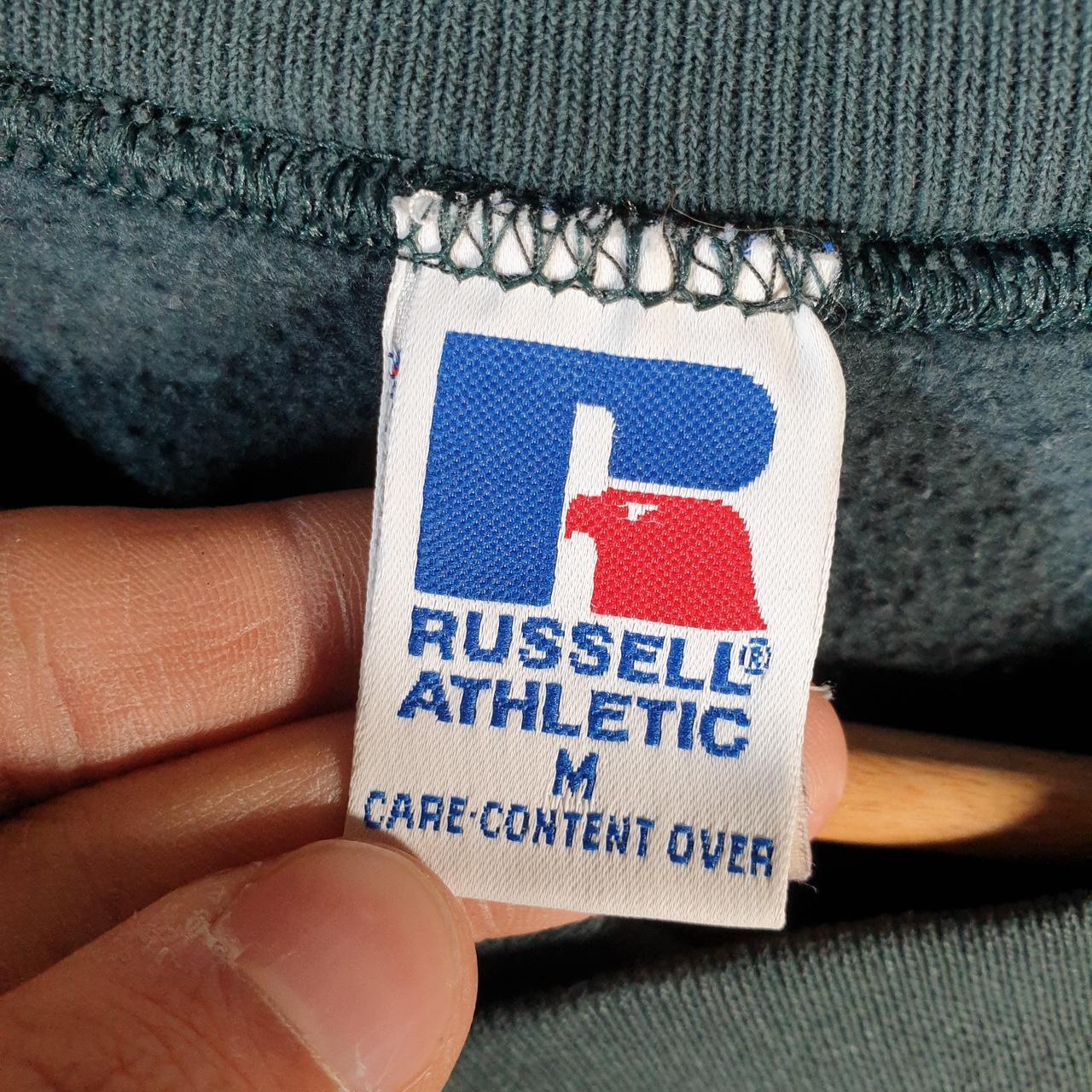 Vintage Russell Athletic Blank Sweatshirt Men’s Medium Striped Pullover