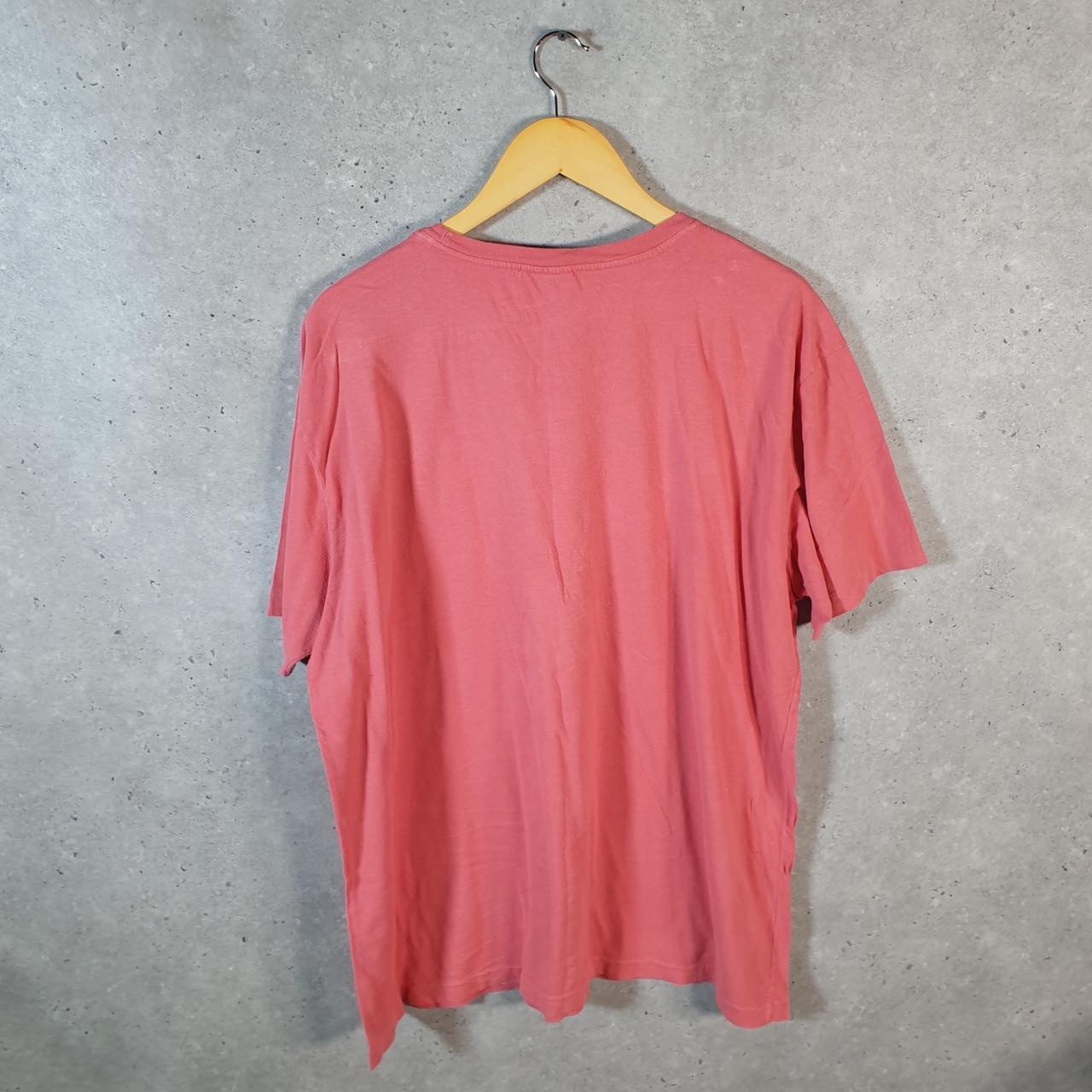 Vintage Ralph Lauren Polo T Shirt Men’s Large Pink Embroidered Classic Fit Pony C9158