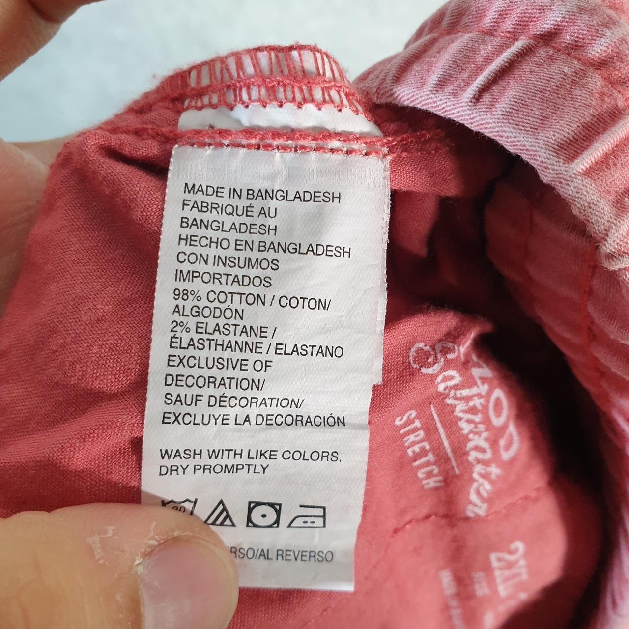 Vintage Izod Shorts Jorts Cargo Womens 2XL Pink Chino Pockets Baggy Cotton
