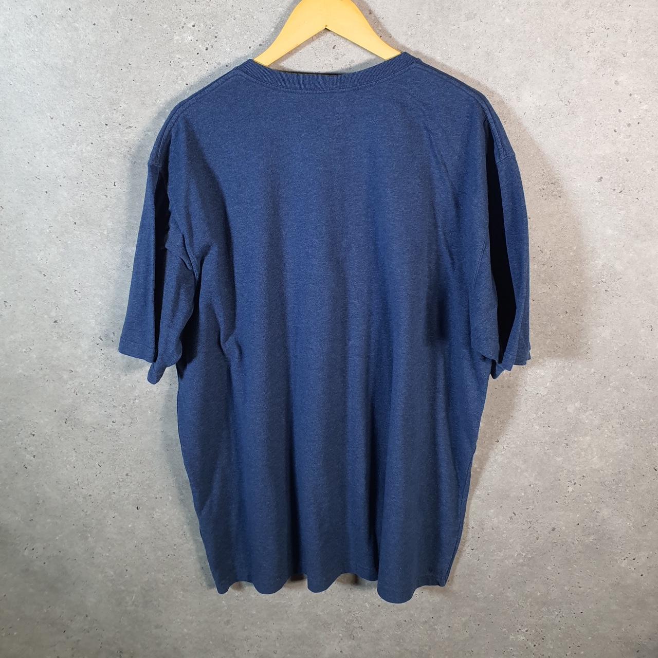 Vintage Carhartt Pocket T Shirt Men’s XL Blue Workwear Chore Utility Original Fit C9246