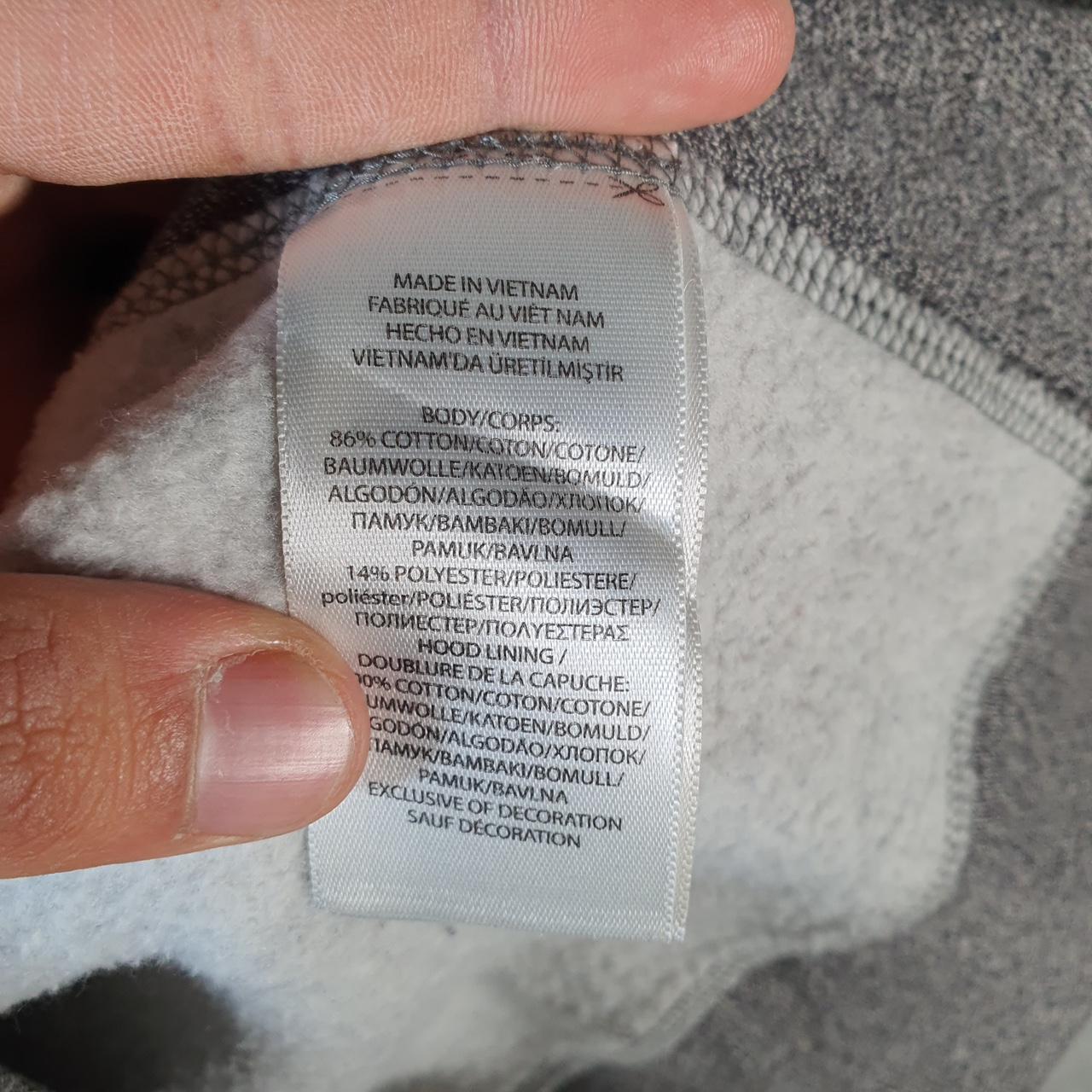 Vintage Ralph Lauren Polo Heavyweight Hoodie Men’s Small Grey Cotton Full Zip Pony