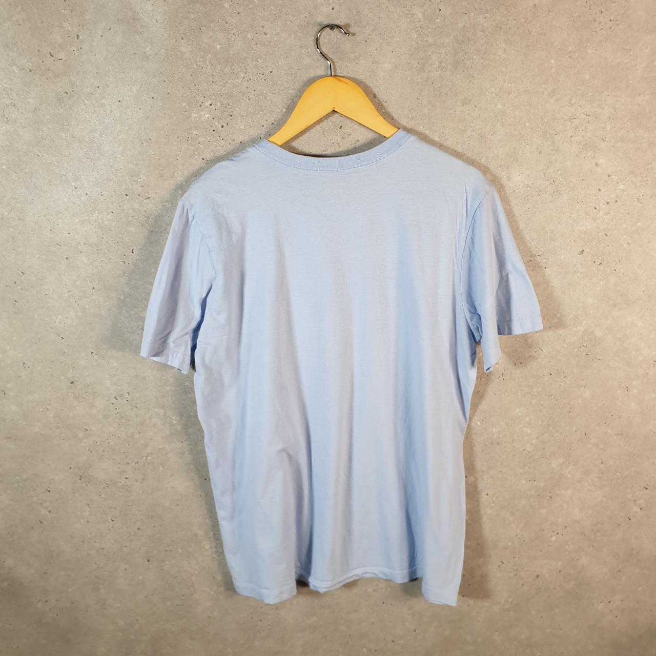 Vintage Nike Air T Shirt Men’s Large Blue Logo Swoosh Athletic C9892