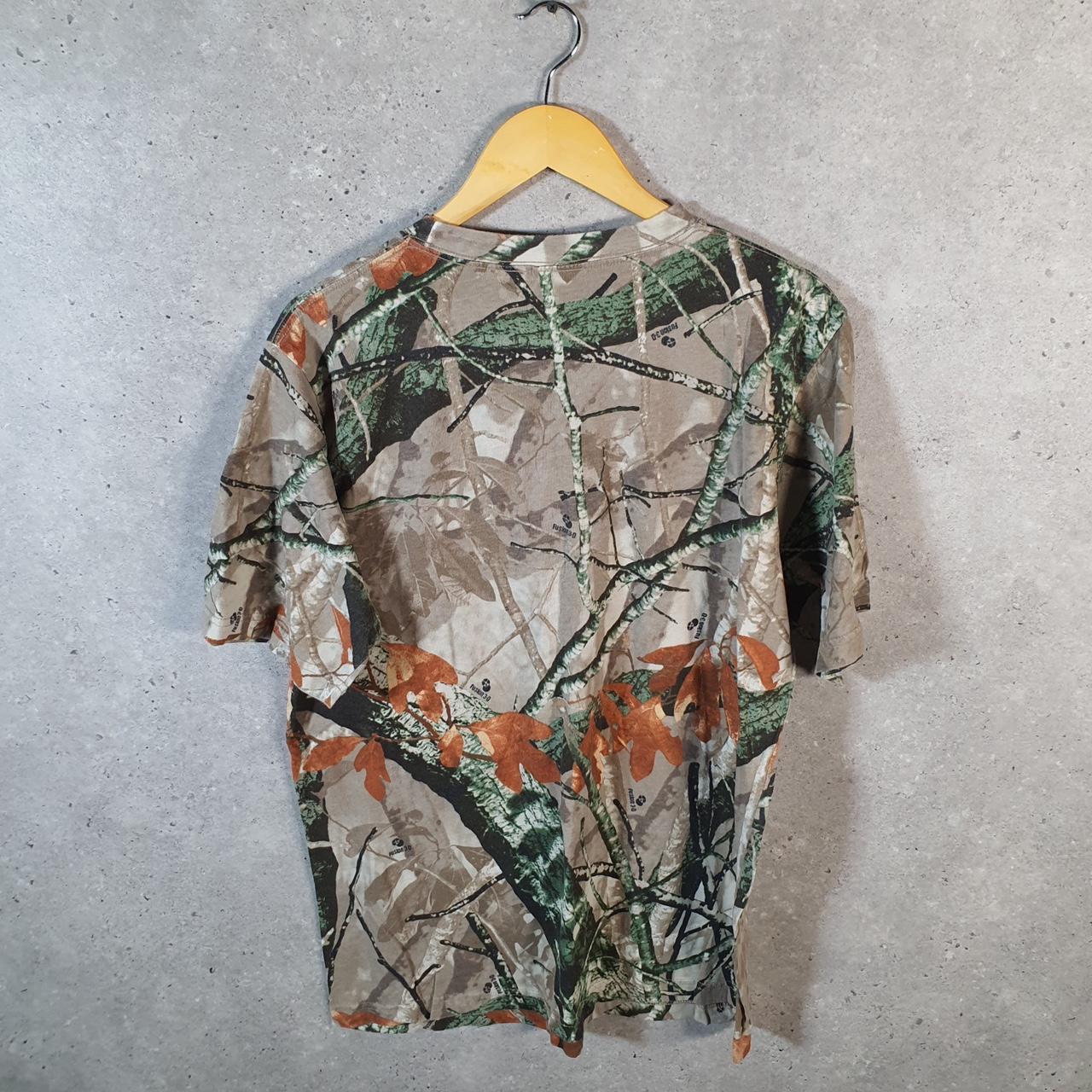 Vintage Outfitters Ridge RealTree Camoflauge T Shirt Mens M Camo Short Sleeve