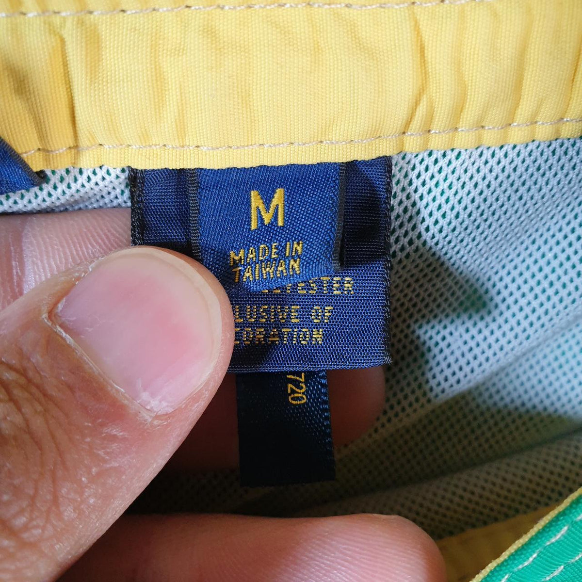 Vintage Ralph Lauren Polo Swim Shorts Swimming Cargo Men’s Medium Green Baggy