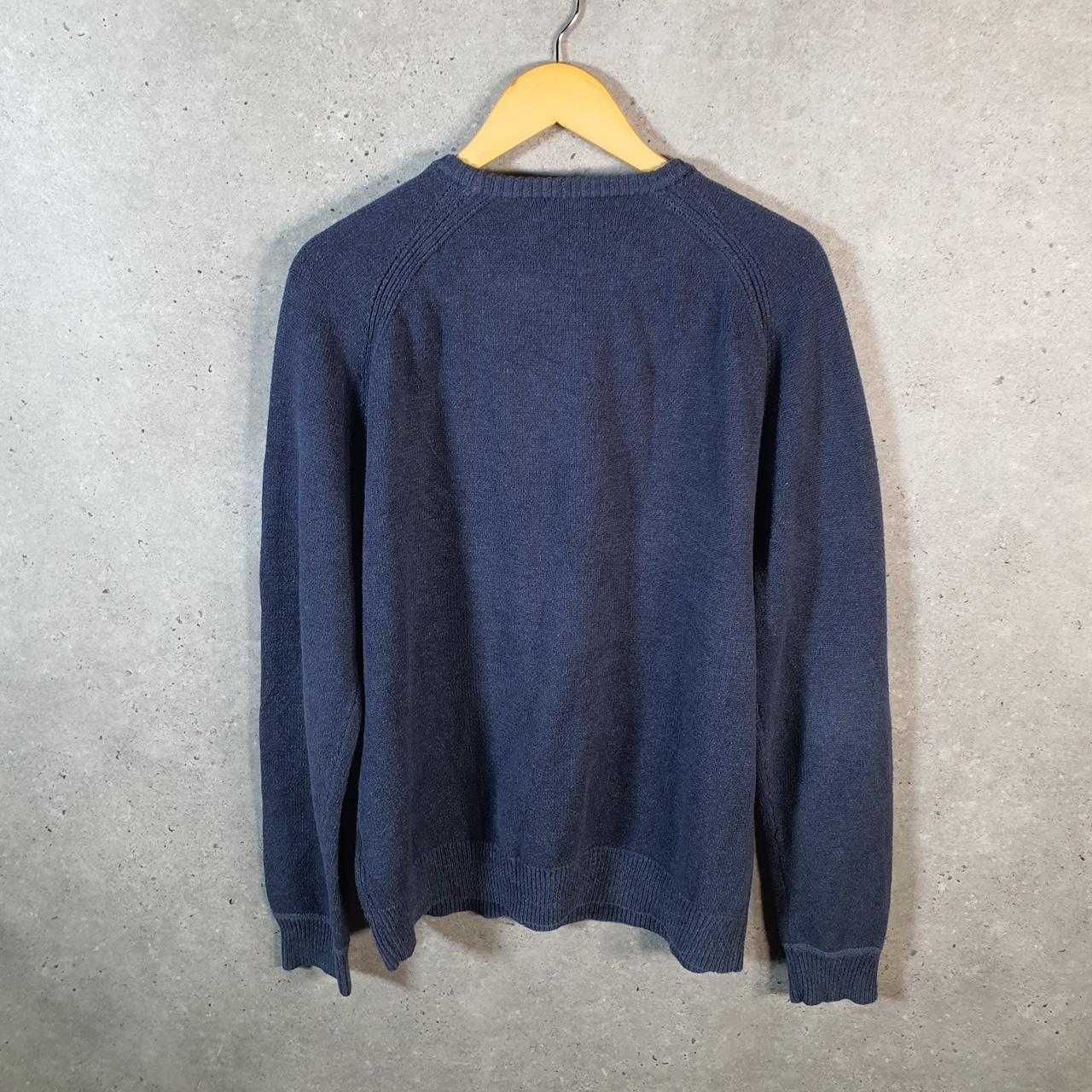 Vintage Ralph Lauren Polo Heavyweight Sweatshirt Men’s Medium Blue Pullover Pony C8854