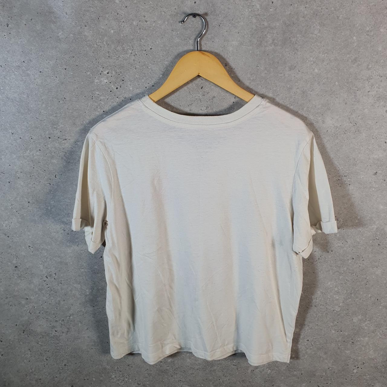 Vintage Disney Land Micky Mouse T Shirt Womens XL White Spellout Graphic