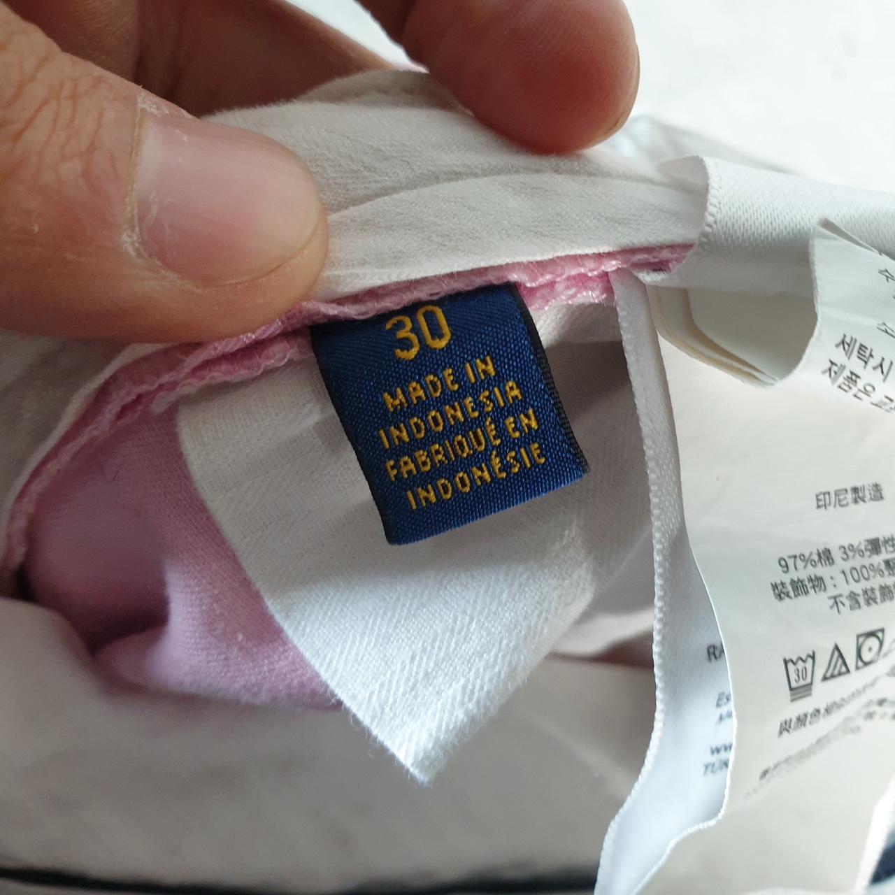 Vintage Ralph Lauren Polo Shorts Jorts Chino Cargo Men’s W30 Pink Skull Bones