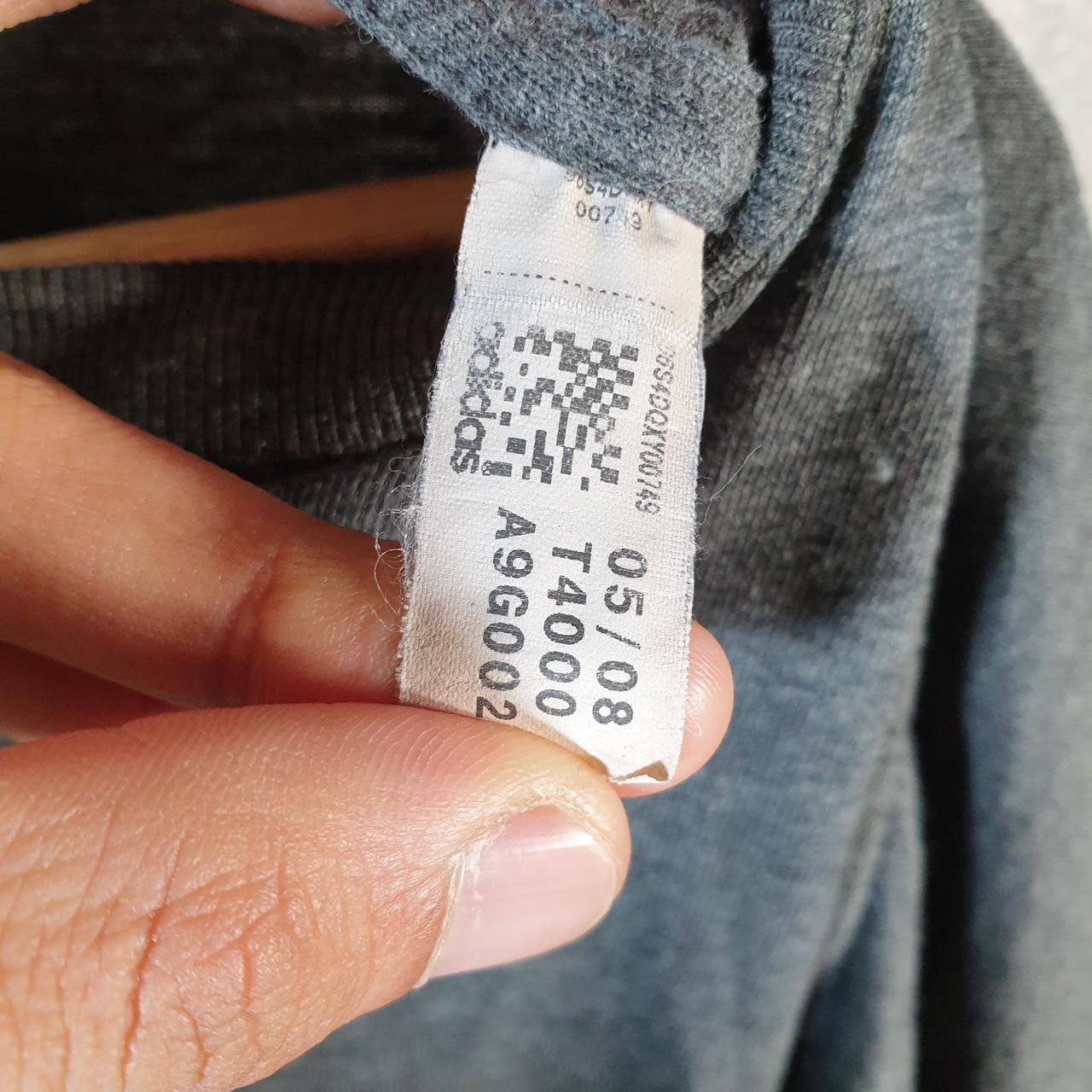 Vintage Adidas Spellout T Shirt Men’s 2XL Grey Three Stripes Logo Athletic