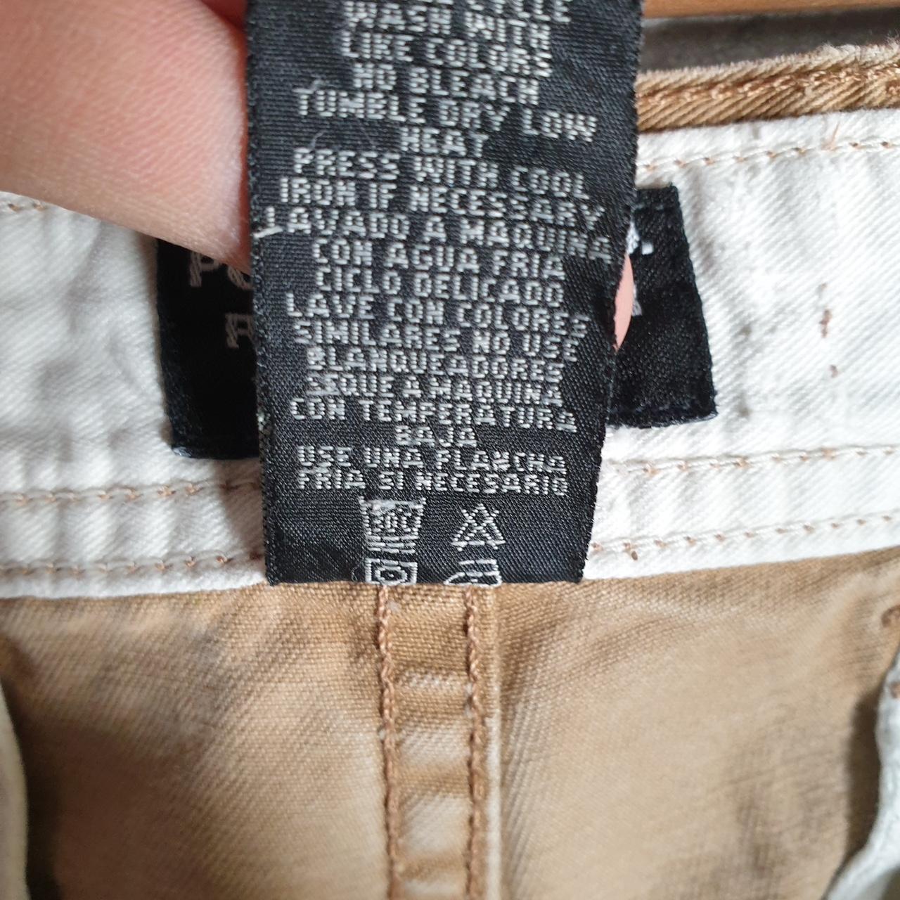 Vintage Ralph Lauren Polo Jeans Shorts Jorts Chino Cargo Men’s W36 Brown Baggy Cotton