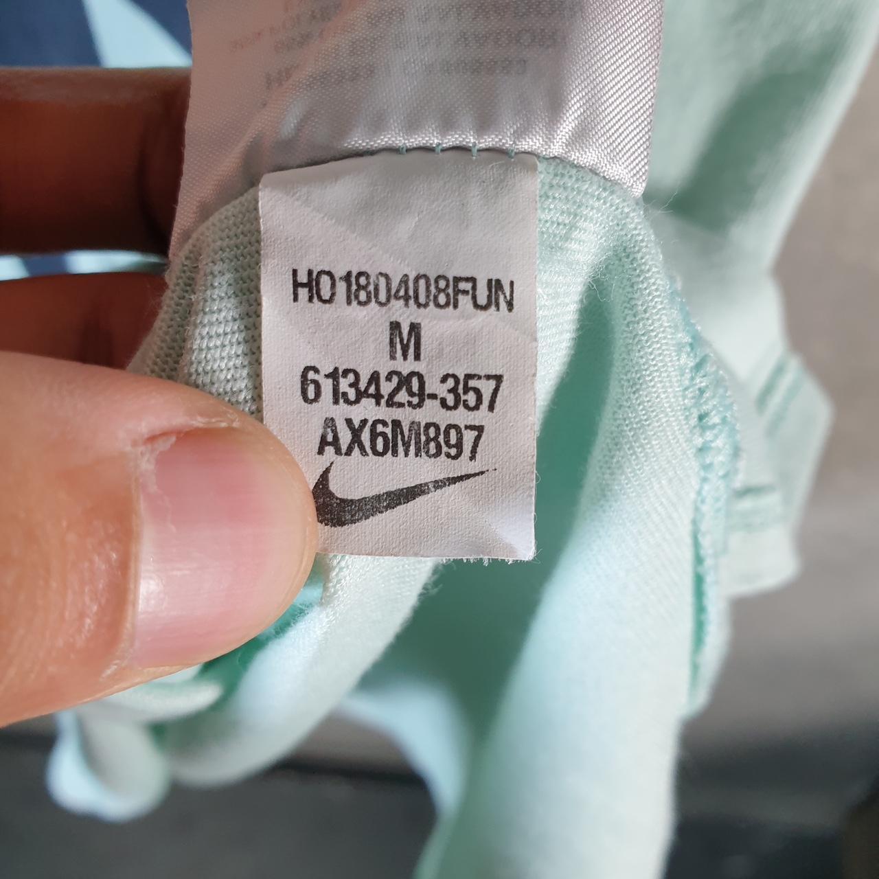 Vintage Nike Dri Fit Club Spellout T Shirt Men’s Medium Blue Logo Swoosh Athletic