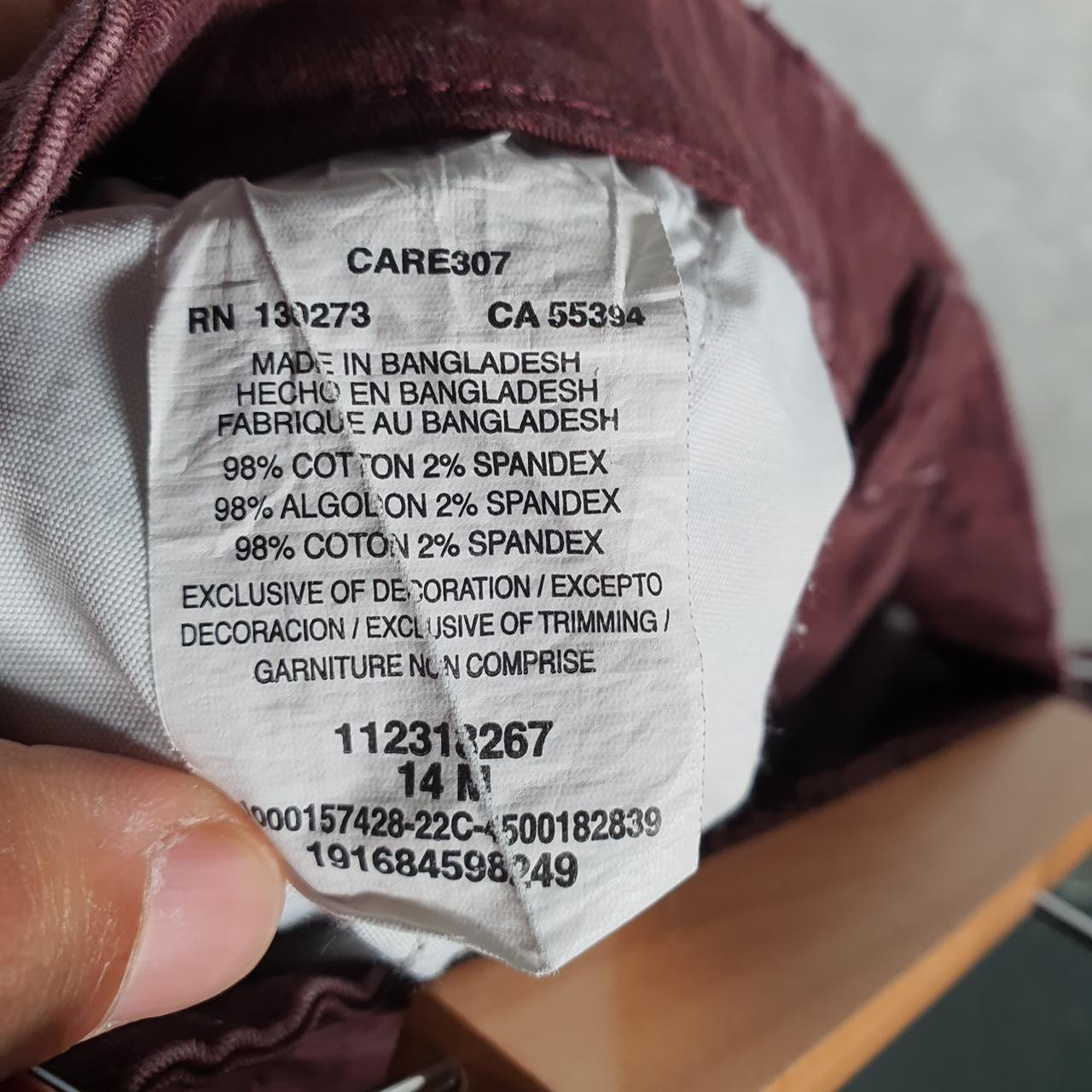 Vintage Lee Chino Shorts Jorts Cargo Womens W32 Burgundy Red Baggy Cotton A4437