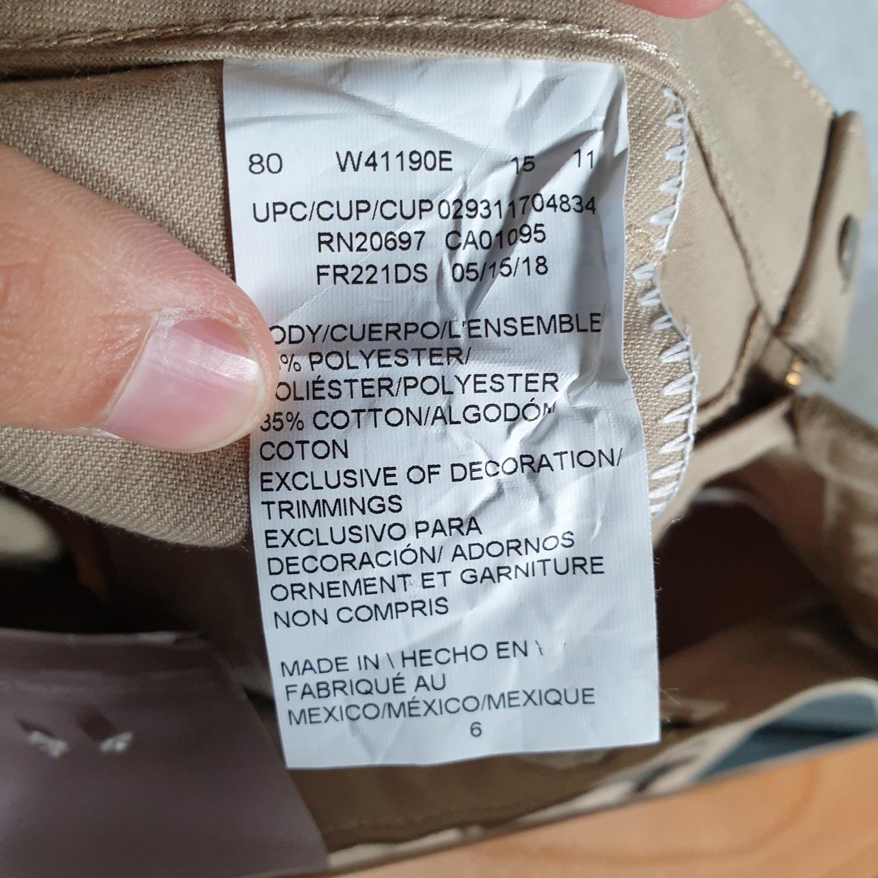 Vintage Dickies Baggy Chino Shorts Jorts Cargo Womens W30 Brown Classic Fit