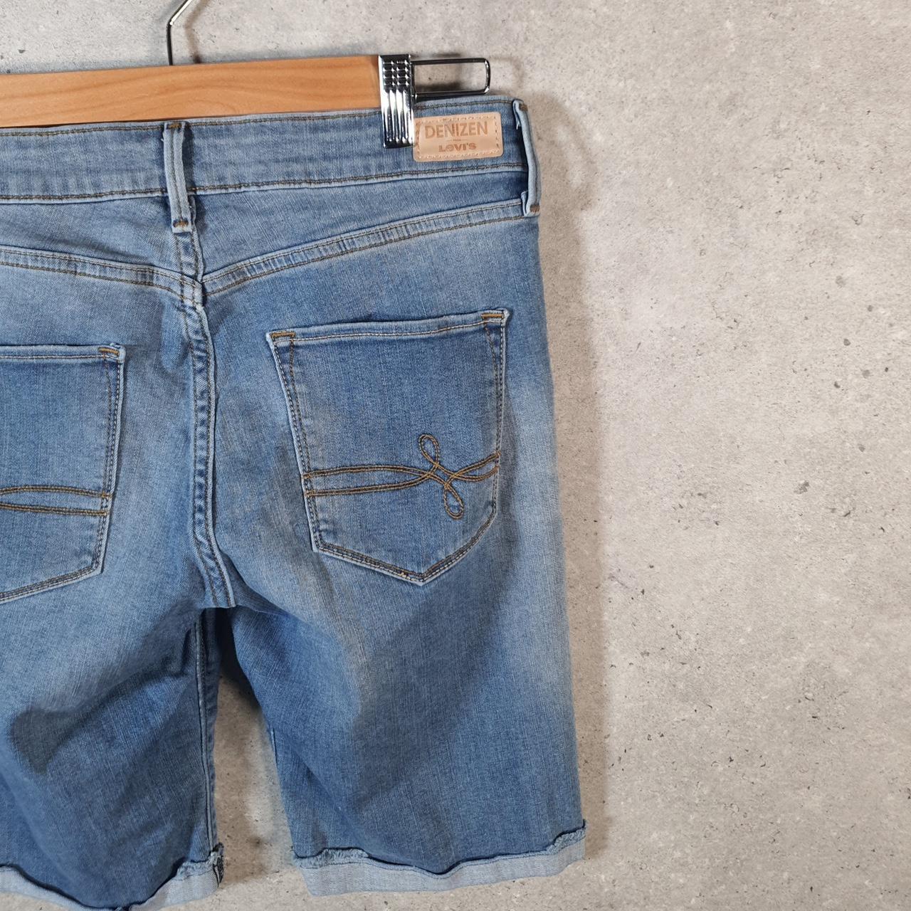 Vintage Levi’s Cut Off Baggy Shorts Jorts Cargo Womens W28 Blue Relaxed Denim