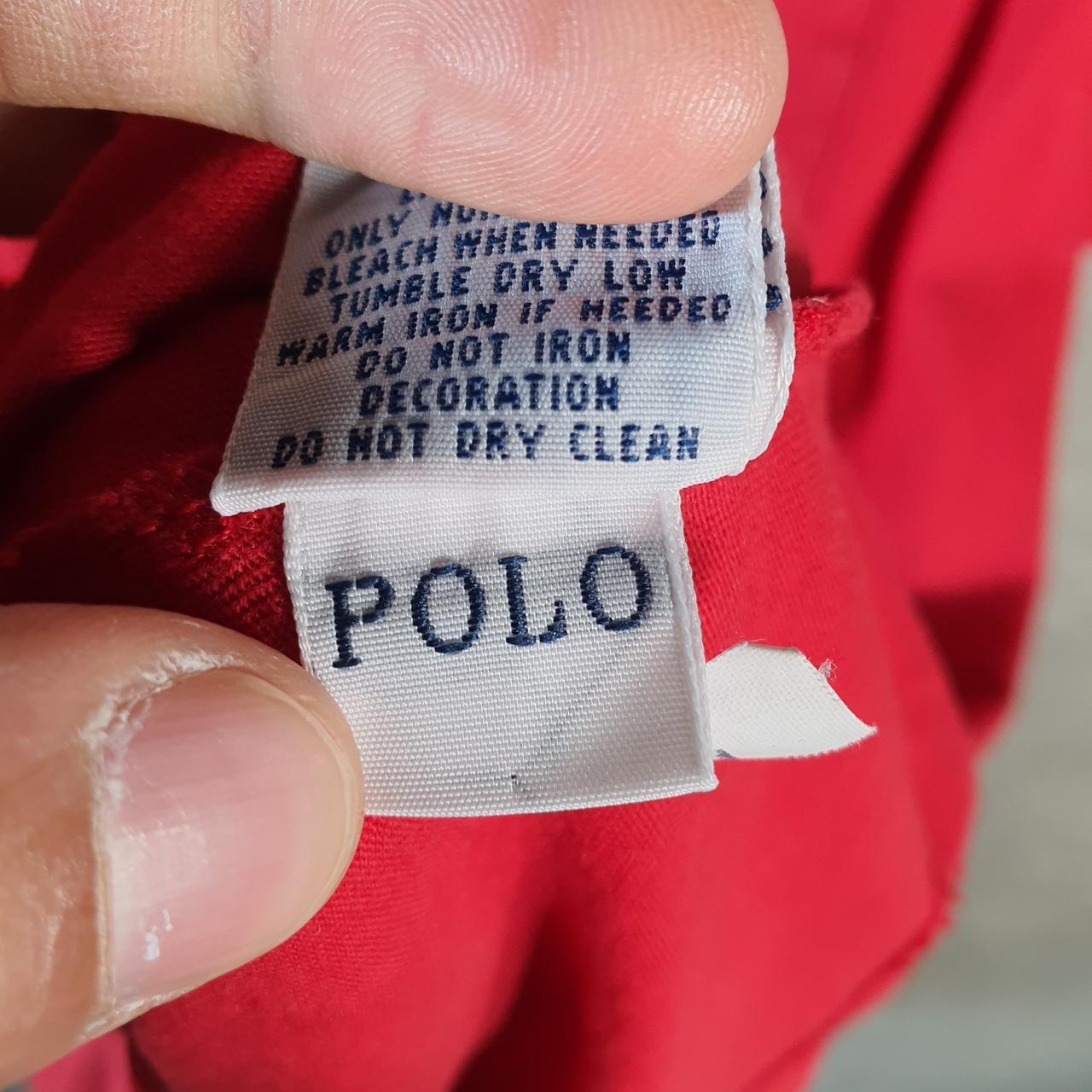 Vintage Ralph Lauren Polo T Shirt Men’s Large Red Embroidered Classic Fit Pony C9136