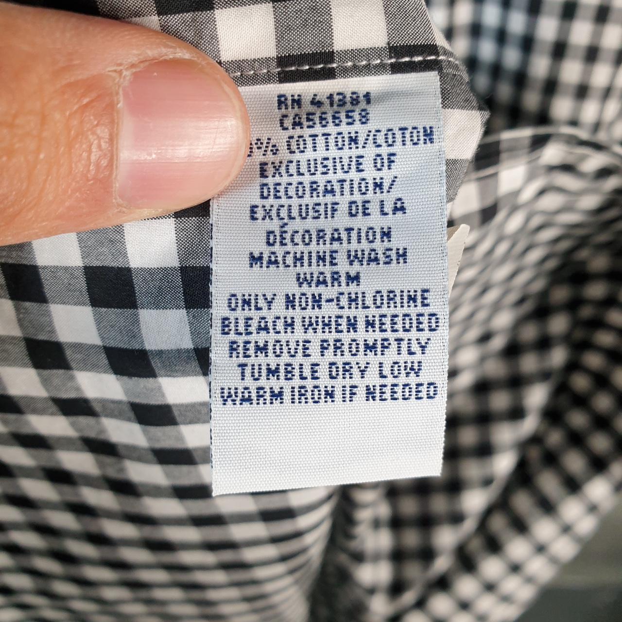 Vintage Ralph Lauren Button Down Shirt Men’s XL Grey Checkered Custom Fit Pony Cotton Big Fish Vintage