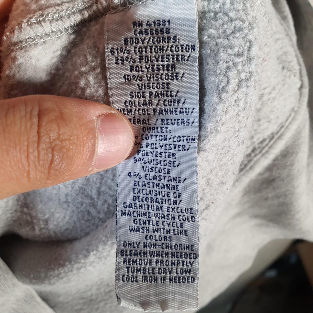 Vintage Ralph Lauren Polo Sweatshirt Men’s XL Grey Cotton Full Zip Pony