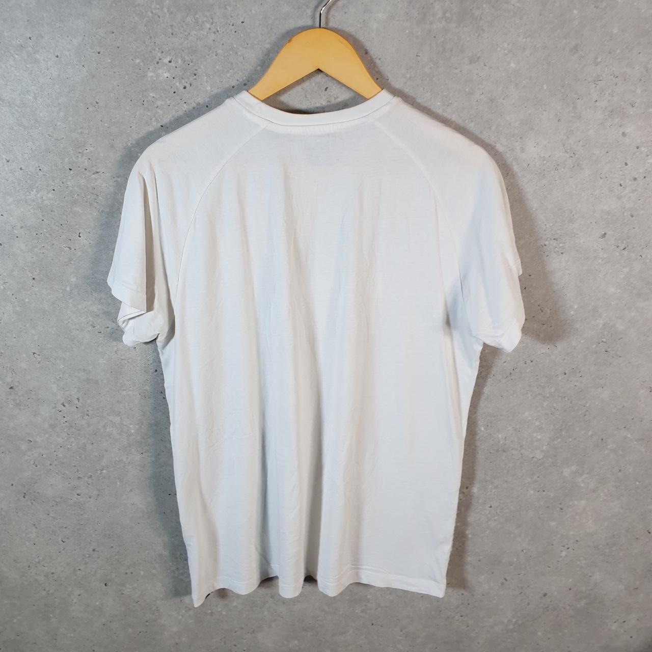 Vintage Puma Spellout T Shirt Womens UK10 White sports Logo Athletic