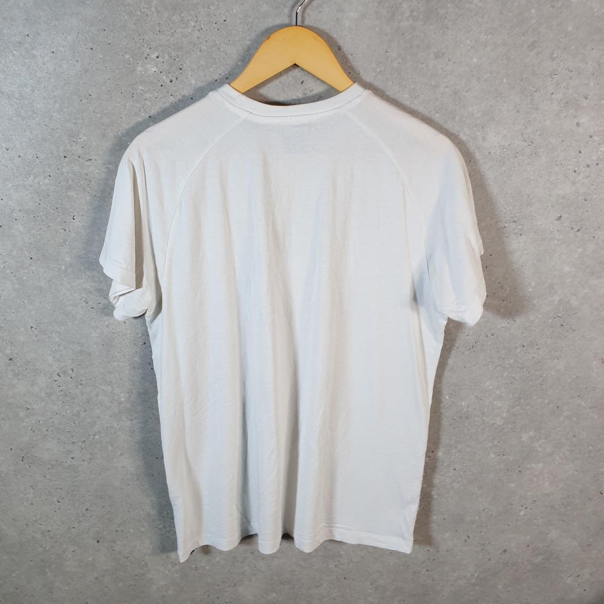 Vintage Puma Spellout T Shirt Womens UK10 White sports Logo Athletic