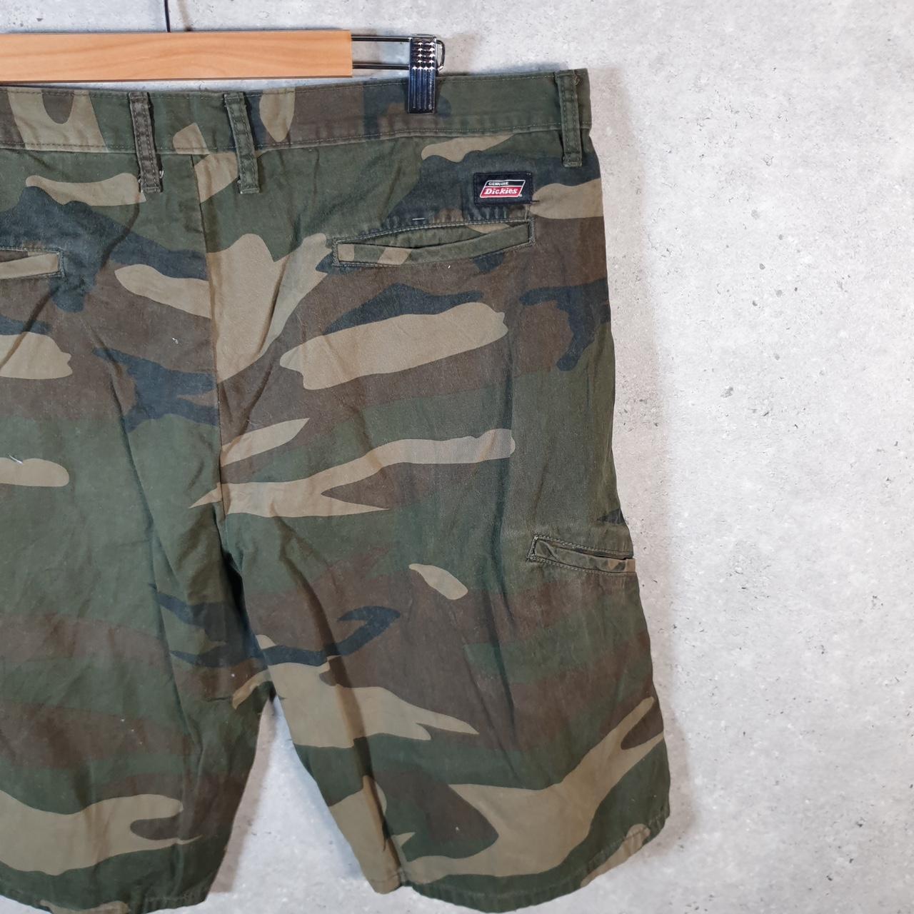Vintage Dickies Baggy Chino Shorts Jorts Cargo Mens W40 Camouflage Loose Fit