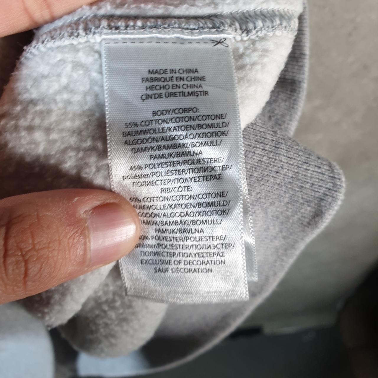 Vintage Ralph Lauren Polo Bear Hoodie Men’s 2XL Grey Cotton Full Zip Pony Big Fish Vintage