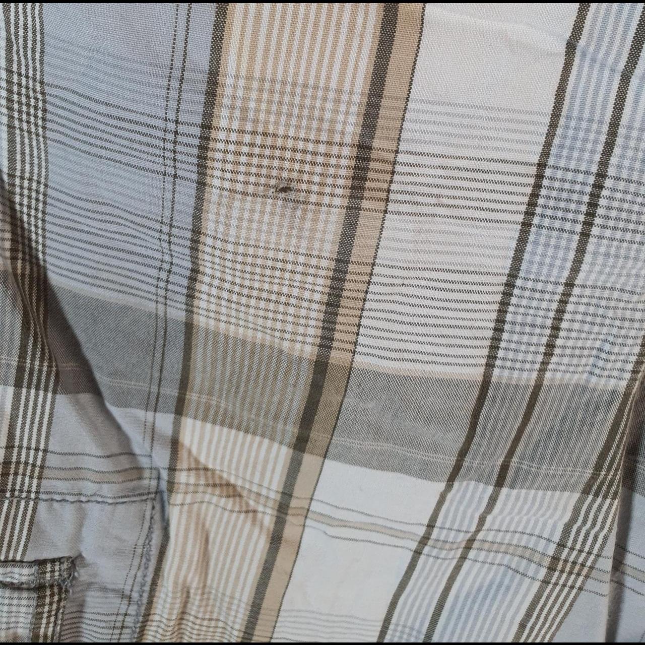 Vintage Dockers Chino Shorts Jorts Cargo Men’s W38 Grey Checkered Baggy Cotton A4237