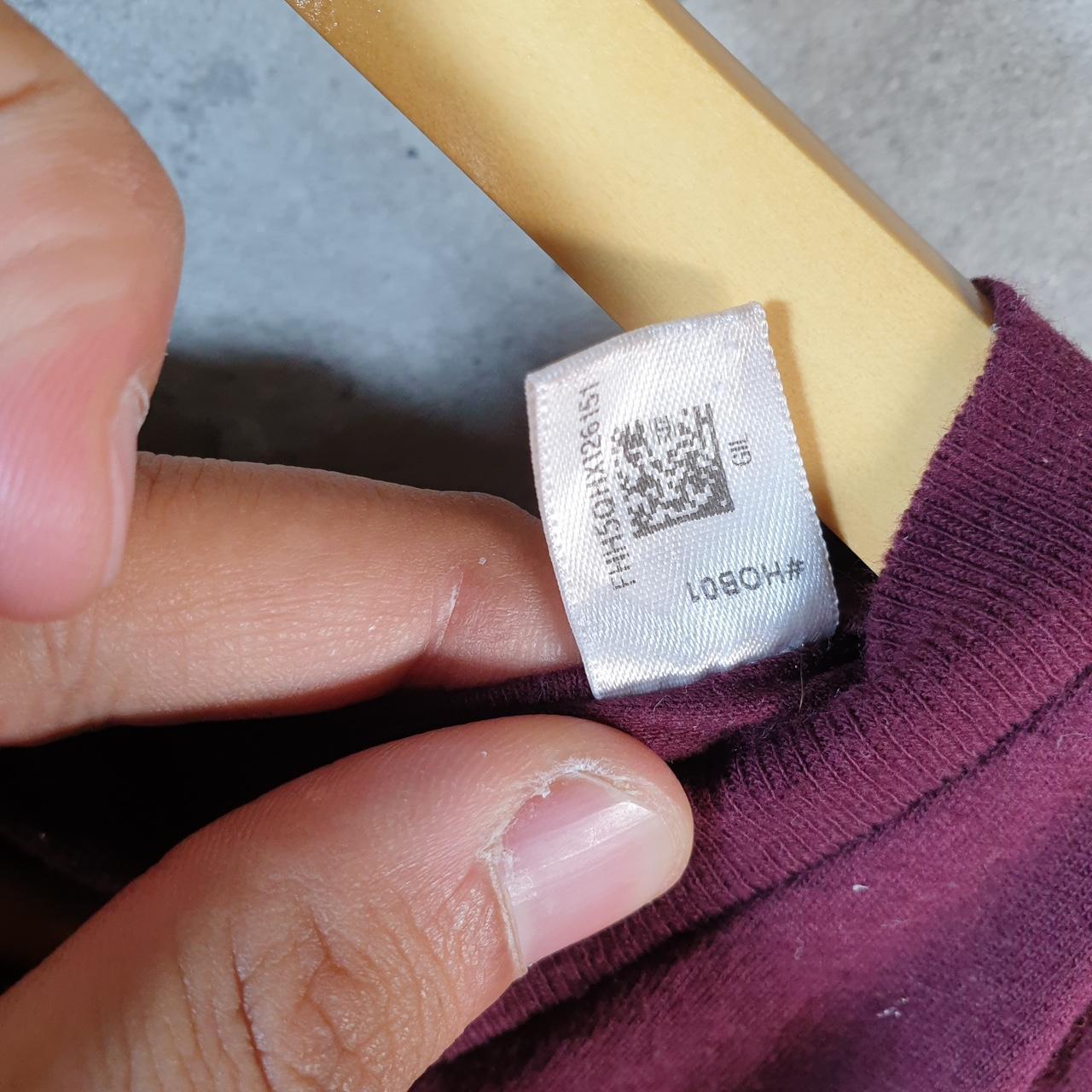 Vintage Adidas Amplifier T Shirt Men’s Medium Burgundy Red Three Stripes Logo Athletic