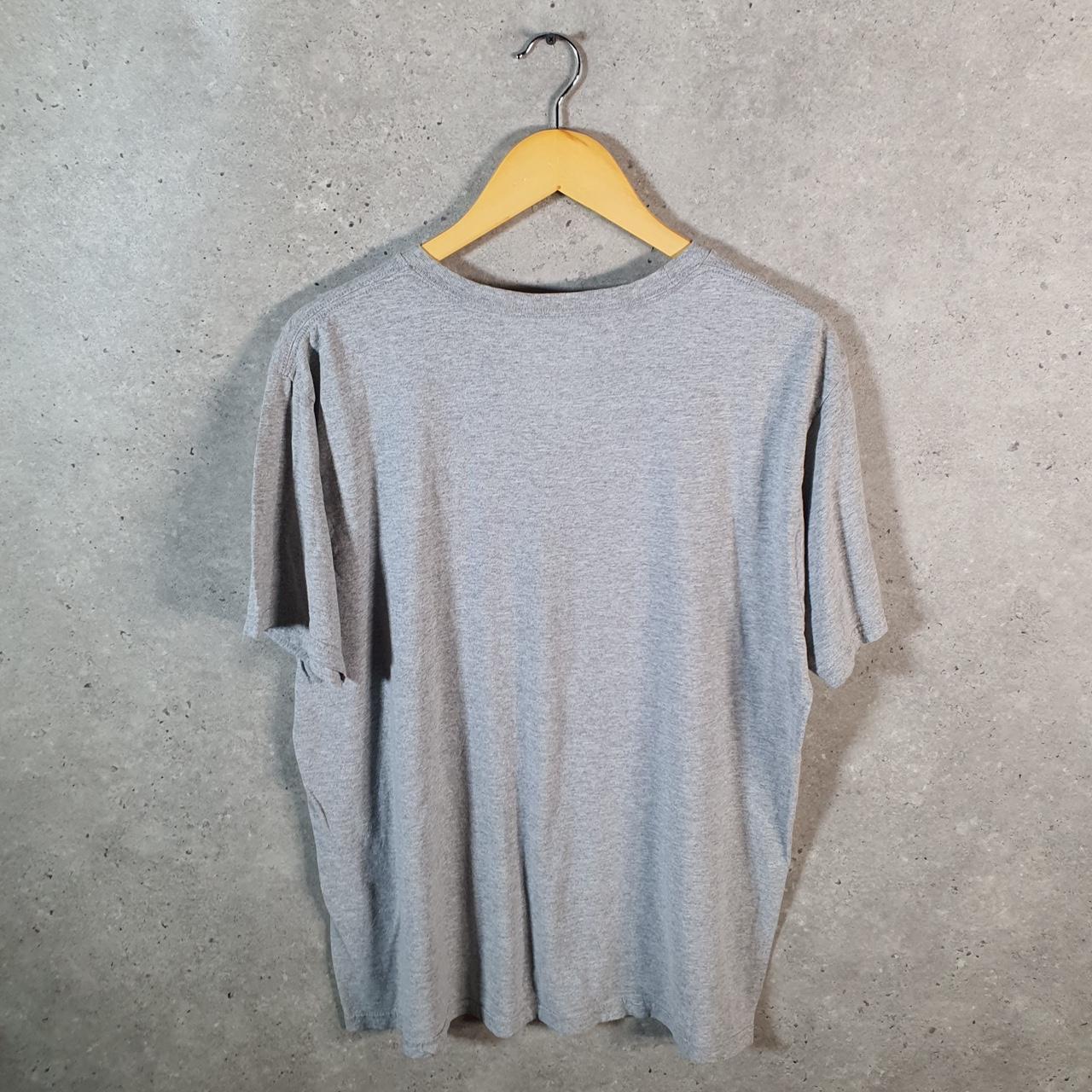 Vintage Adidas Go To Tee T Shirt Men’s Large Grey Three Stripes Logo