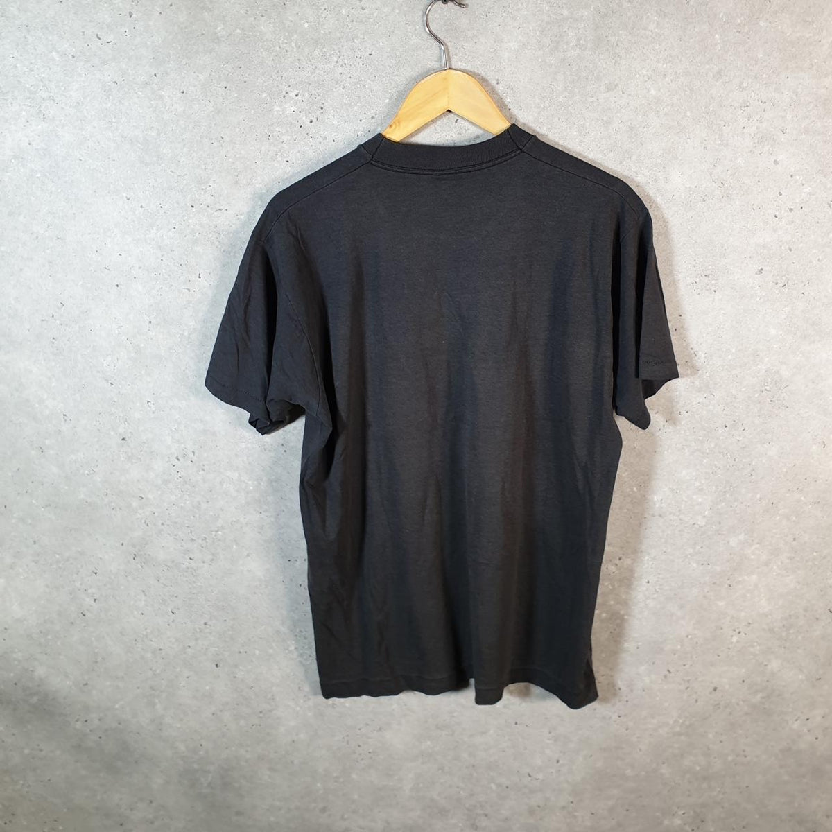 Vintage Best Fruit of the Loom 1984 Moose Jaw Meet Motorcycle USA Single Stitch T Shirt Men’s Large Black Big Fish Vintage