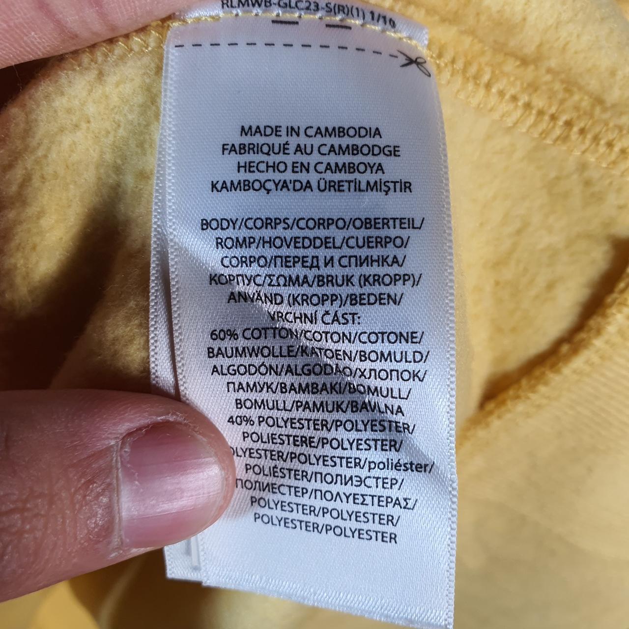 Vintage Ralph Lauren Polo Sweatshirt Men’s Small Yellow Boxy Baggy Pullover Pony