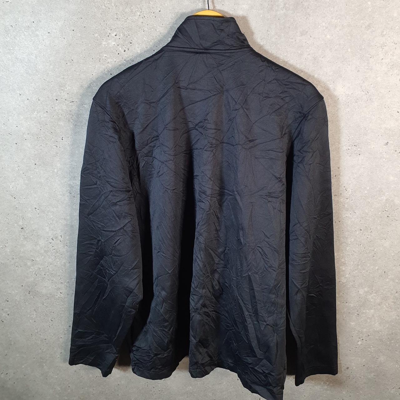 Vintage Under Armour Cold Gear Windbreaker Track Jacket Mens Medium Black USA Full Zip