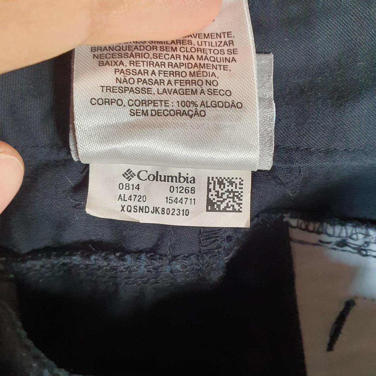 Vintage Columbia Performance Fishing Gear Shorts Womens Uk10 Navy Blue Athletic Hiking