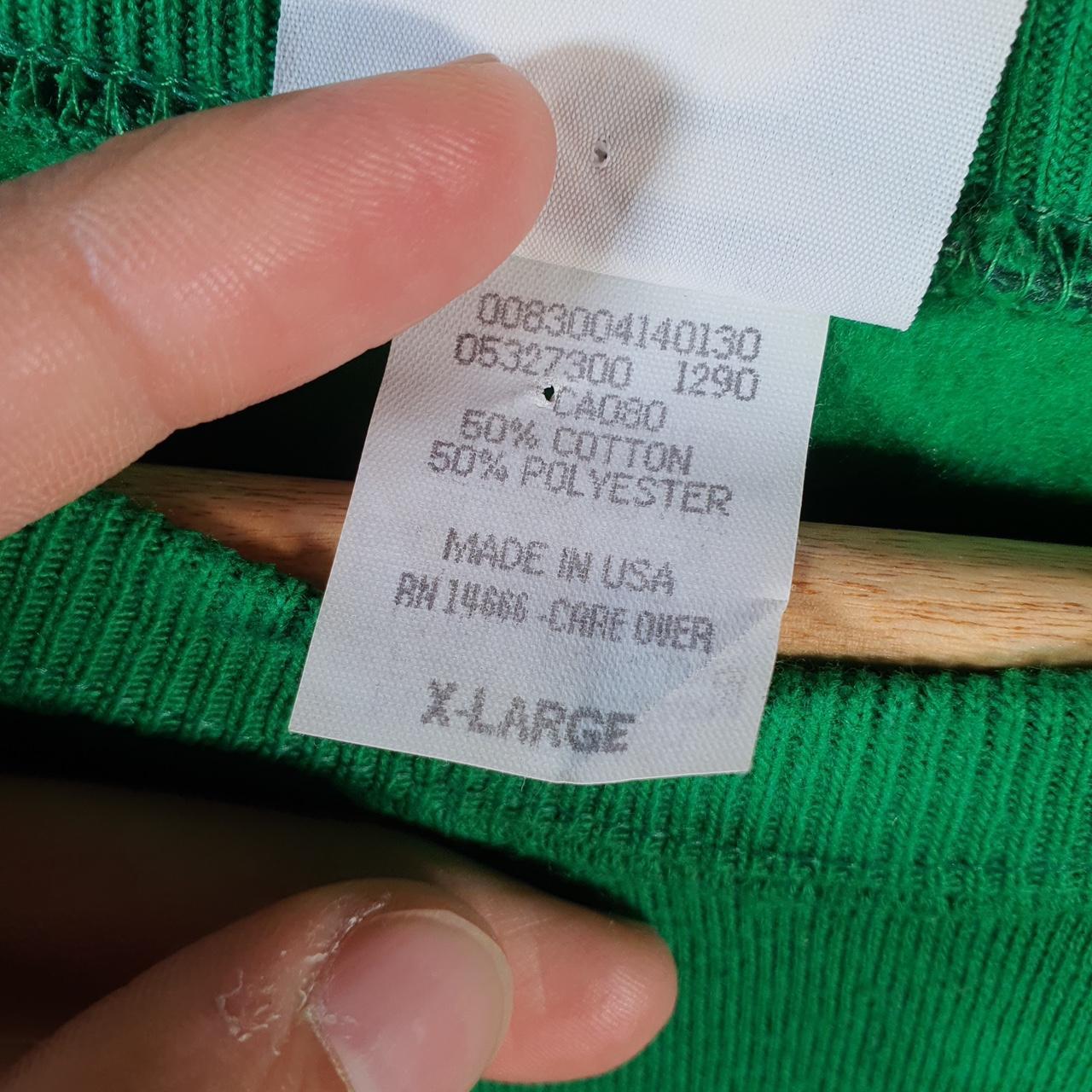 Vintage Lee Midweight Sweatshirt Men’s XL Green USA Arc Downriver Spellout