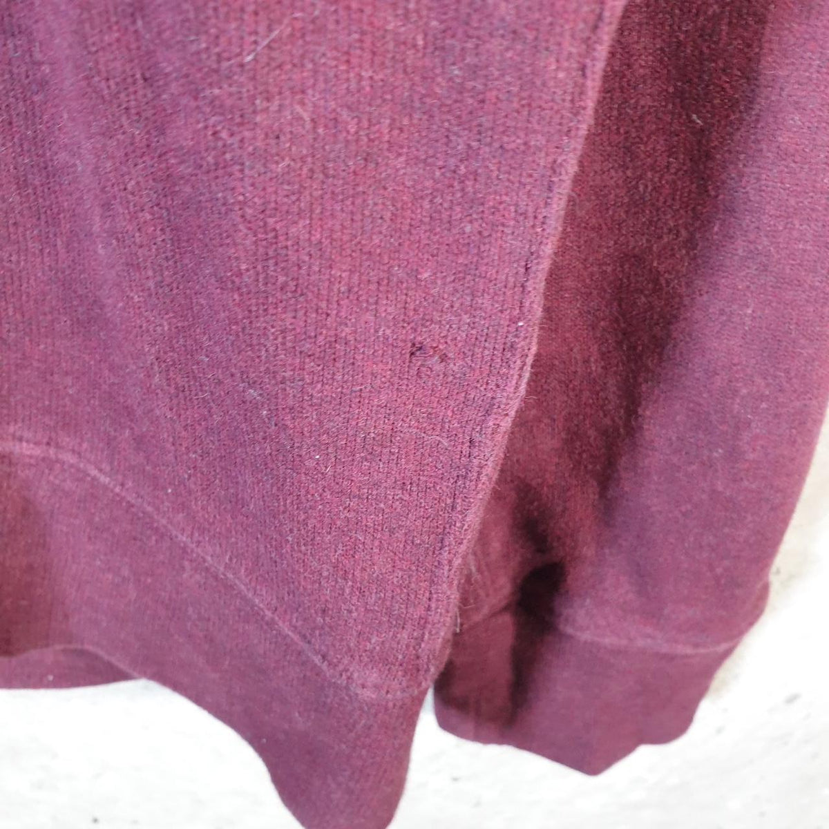 Vintage Ralph Lauren Polo 1/4 Button Sweatshirt Men’s Medium Burgundy Cotton Pullover Pony