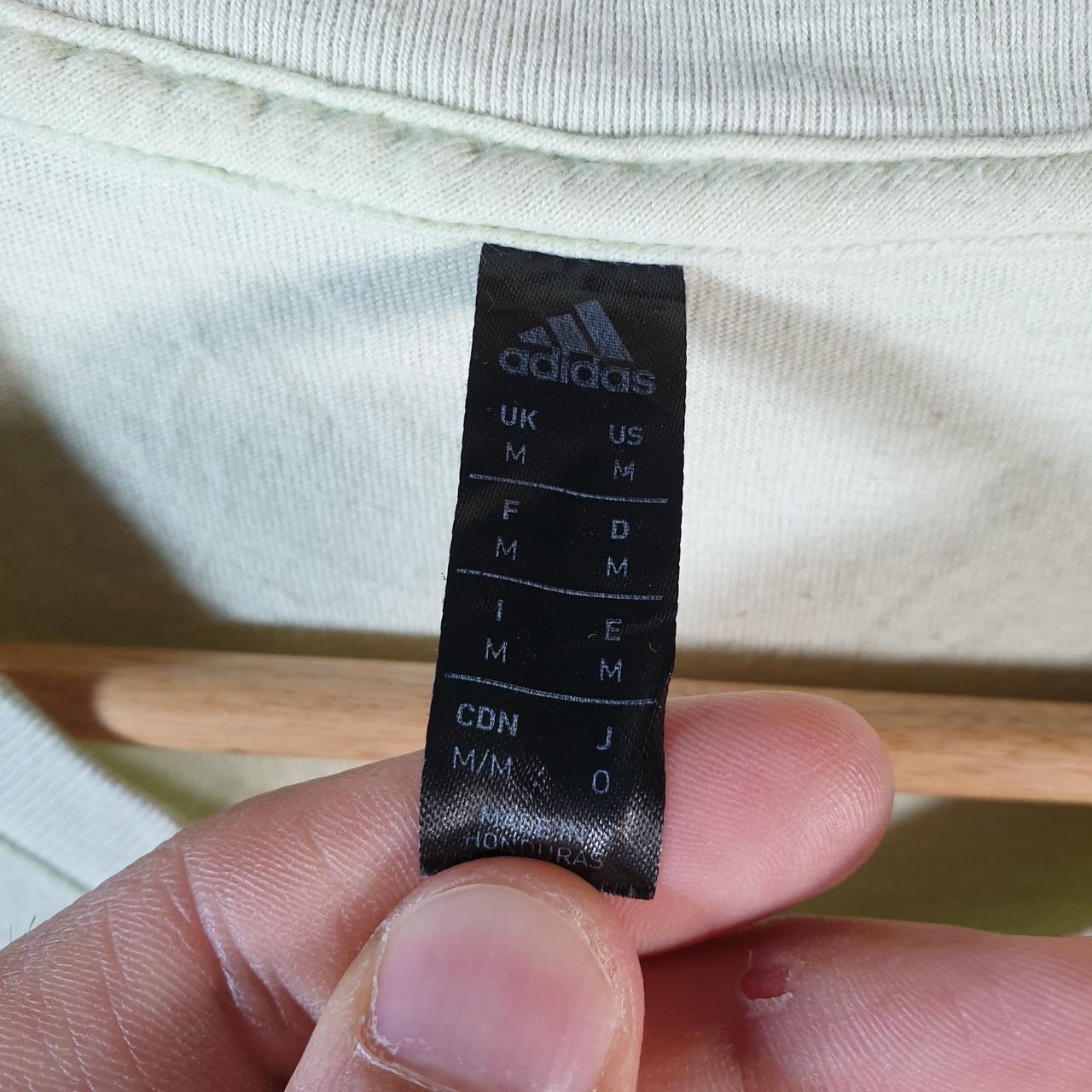 Vintage Adidas Spellout T Shirt Men’s Medium Green Three Stripes Athletic