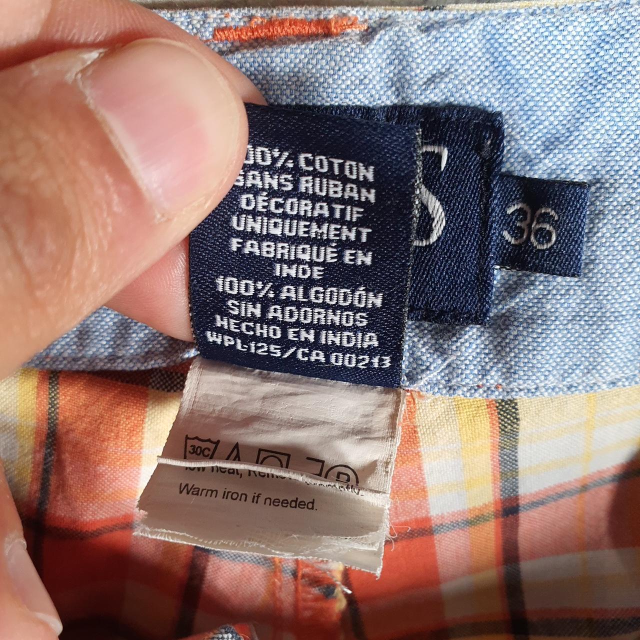 Vintage Chaps Ralph Lauren Polo Shorts Jorts Cargo Men’s W36 Checkered Black Baggy Cotton A4445