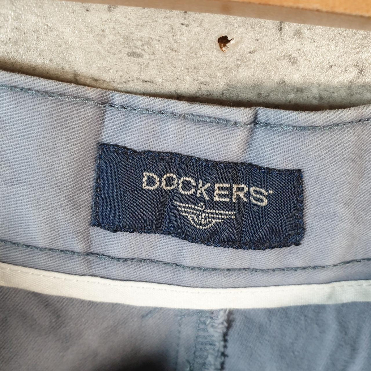 Vintage Dockers Chino Shorts Jorts Cargo Men’s W36 Grey Baggy Cotton A4287
