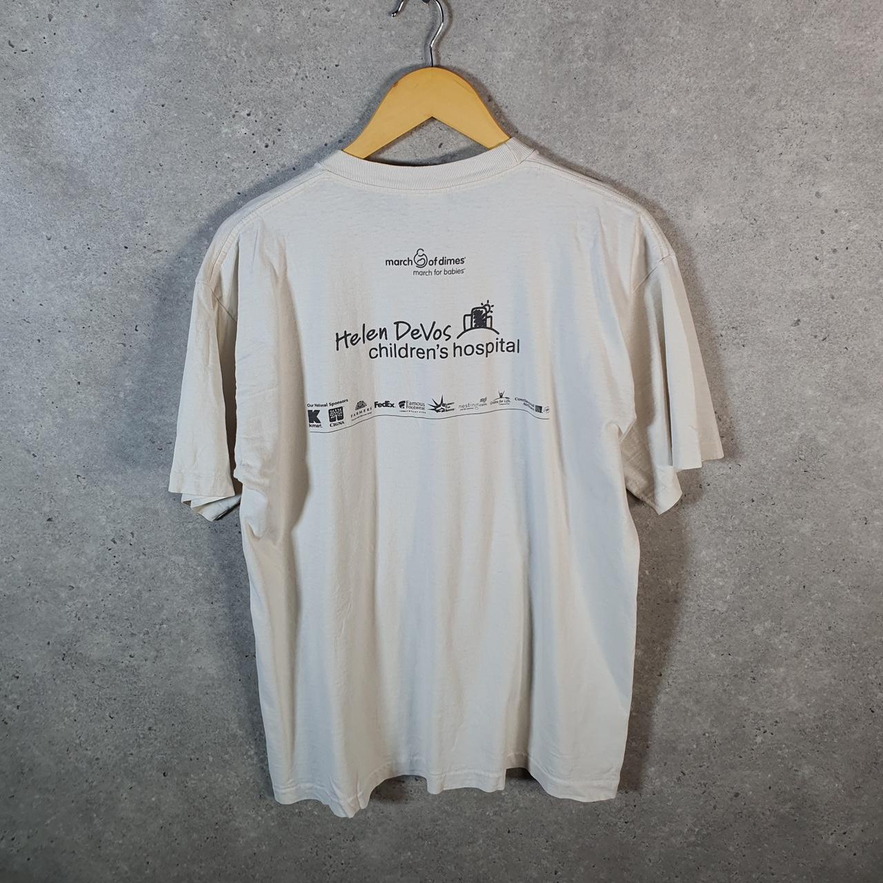 Vintage Alore March For Dimes Babies 90s USA Single Stitch T Shirt Men’s Large White