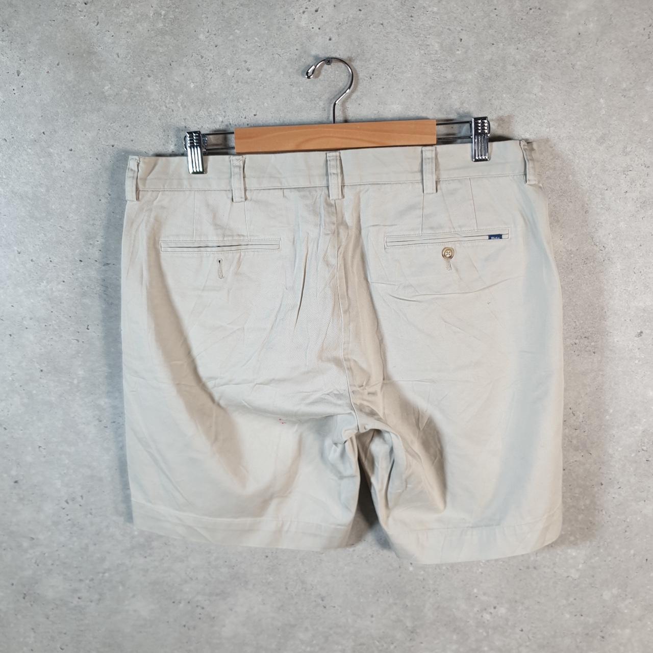 Vintage Ralph Lauren Polo Shorts Jorts Chino Cargo Men’s W36 Brown Baggy Cotton