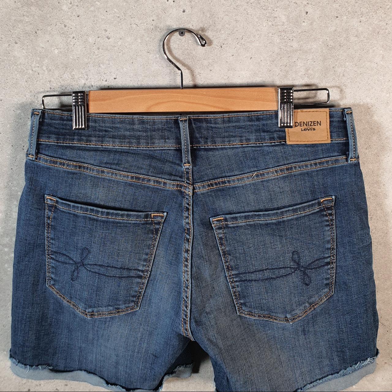 Vintage Levi’s Baggy Shorts Jorts Cargo Womens W28 Blue Relaxed Denim A4552
