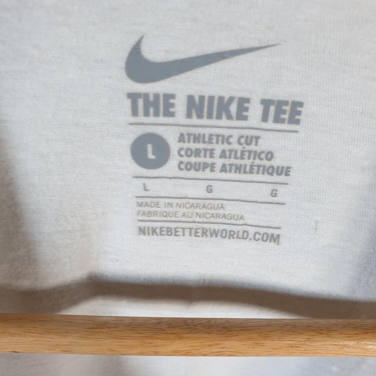 Vintage Nike No Pain No Power T Shirt Shirt Men’s Large White Logo Athletic C9951