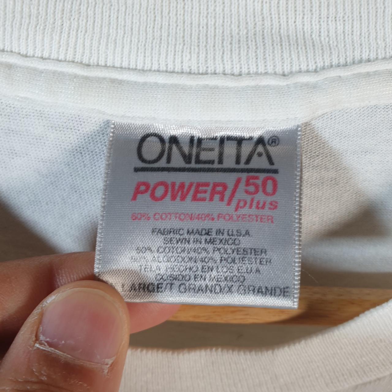 Vintage Oneita Power Alabama Uni Alumni 90s USA Single Stitch T Shirt Men’s XL White