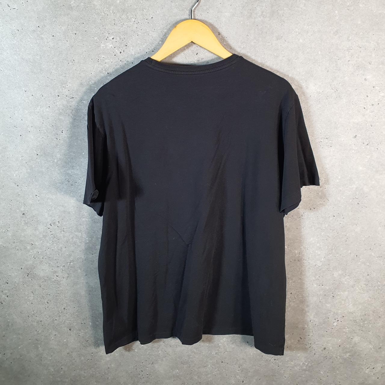 Vintage Ralph Lauren Polo Sport T Shirt Men’s Large Black Slim Fit Embroidered Pony C8660