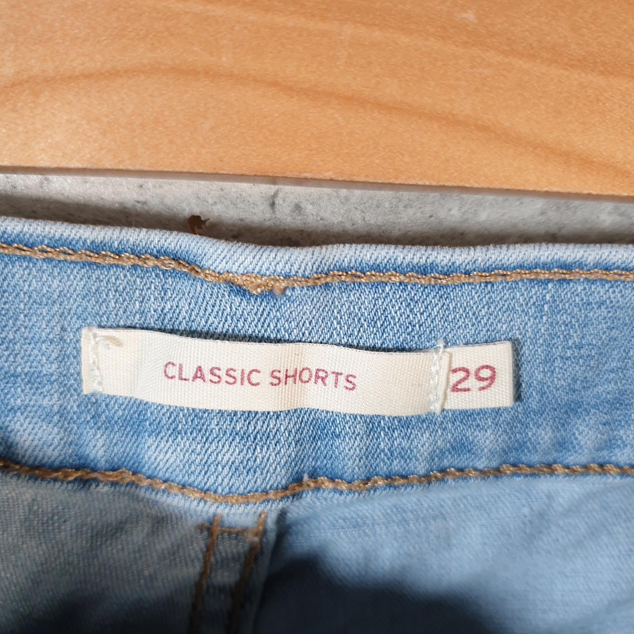 Vintage Levi’s Baggy Shorts Jorts Cargo Womens W29 Blue Relaxed Denim