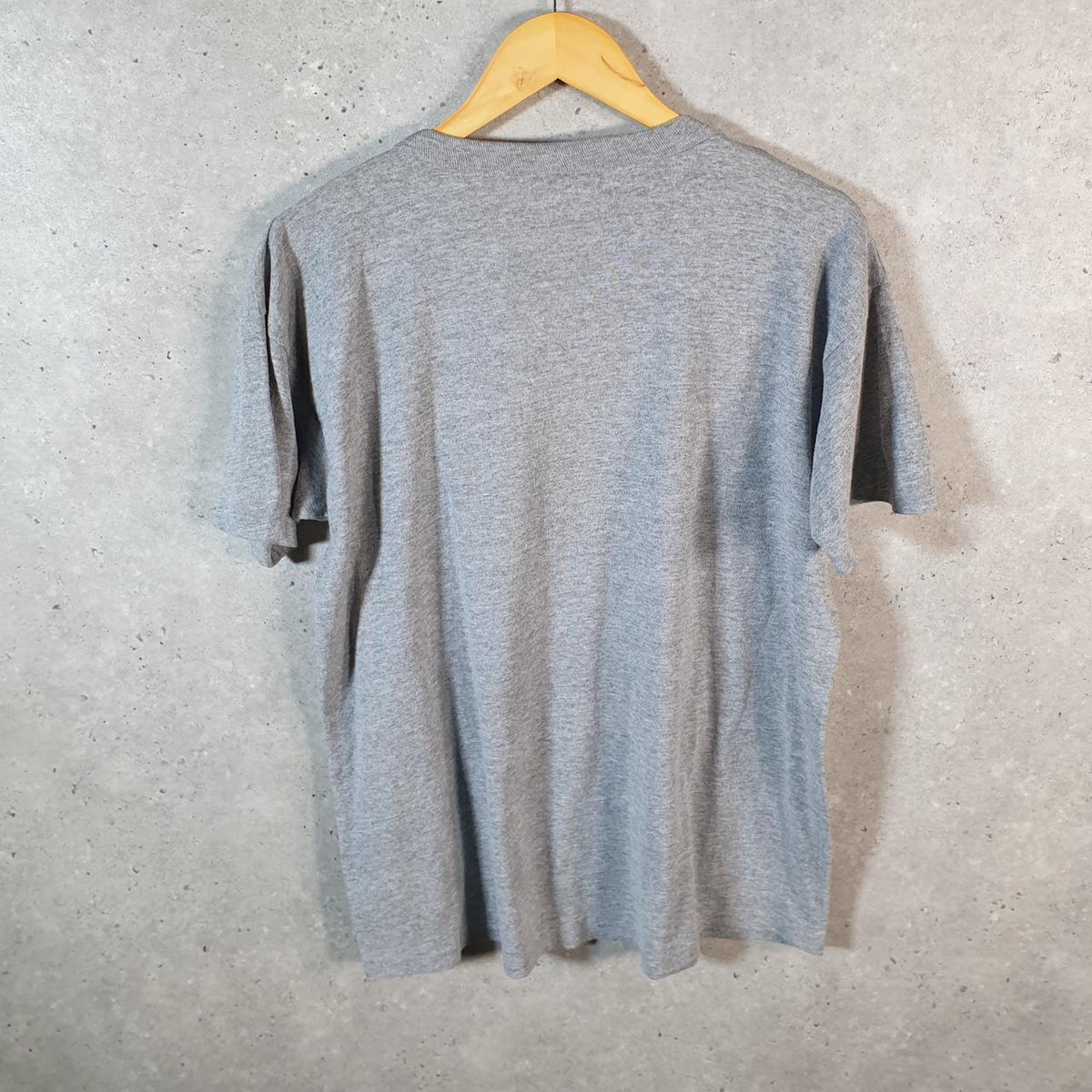 Vintage Russell Athletic Trojan Athletics USA Single Stitch T Shirt Men’s Large Grey